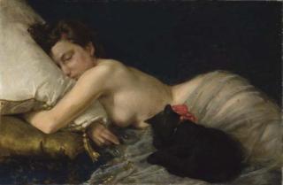 Guillaume Seignac - Nu Endormi Au Chat Noir
