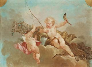 Guillaume Thomas Raphael Taraval - Water - An allegory of the four elements