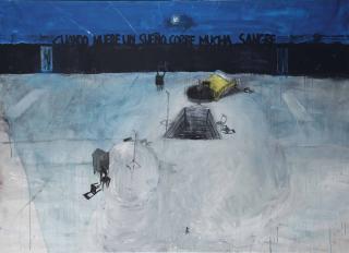 Guillermo Kuitca - Cuando muere un sueño corre mucha sangre