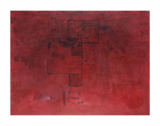 Guillermo Kuitca - Red plan