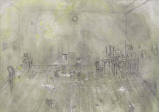 Guillermo Kuitca - Untitled (Van Gogh Room)