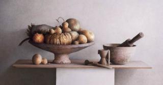 Guillermo Muñoz-Vera - Cuencos de barro y calabazas