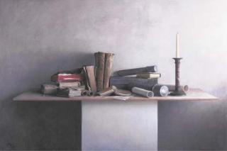 Guillermo Muñoz-Vera - Libros antiguos y palmatoria