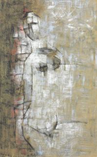 Gulam Rasool Santosh - Untitled (Nude)