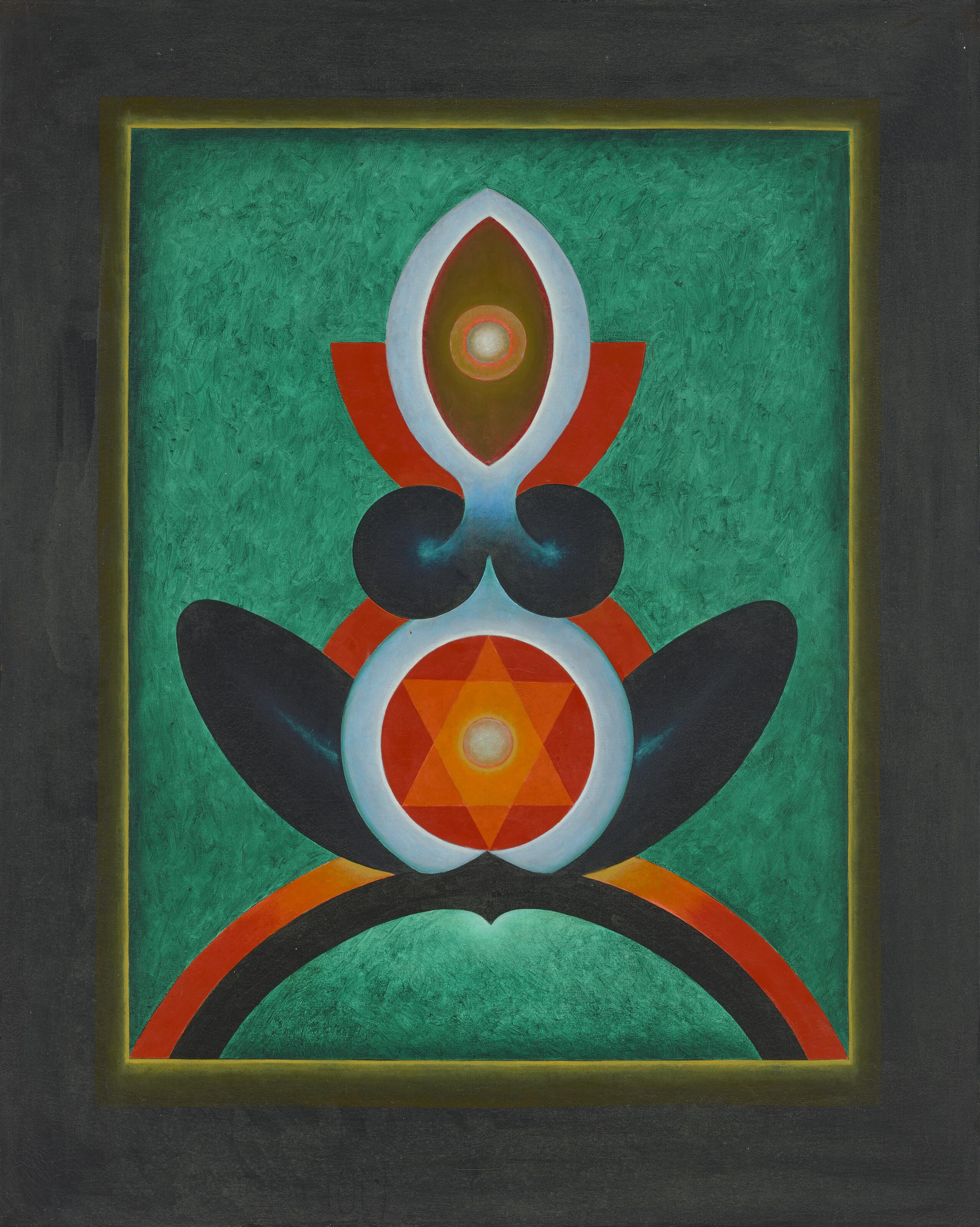 Gulam Rasool Santosh - Untitled