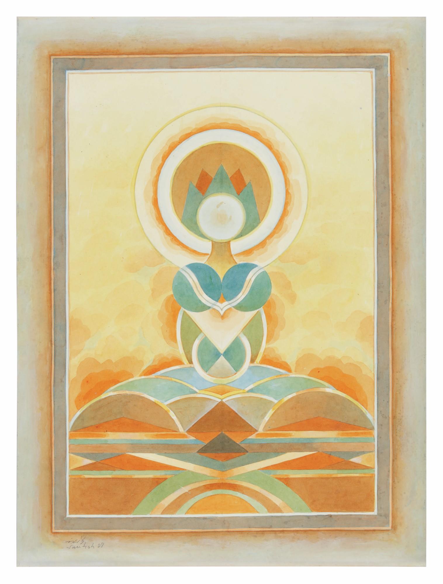 Gulam Rasool Santosh - Untitled