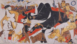 Gulam Rasool Santosh - Untitled