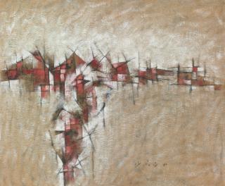 Gulam Rasool Santosh - Untitled