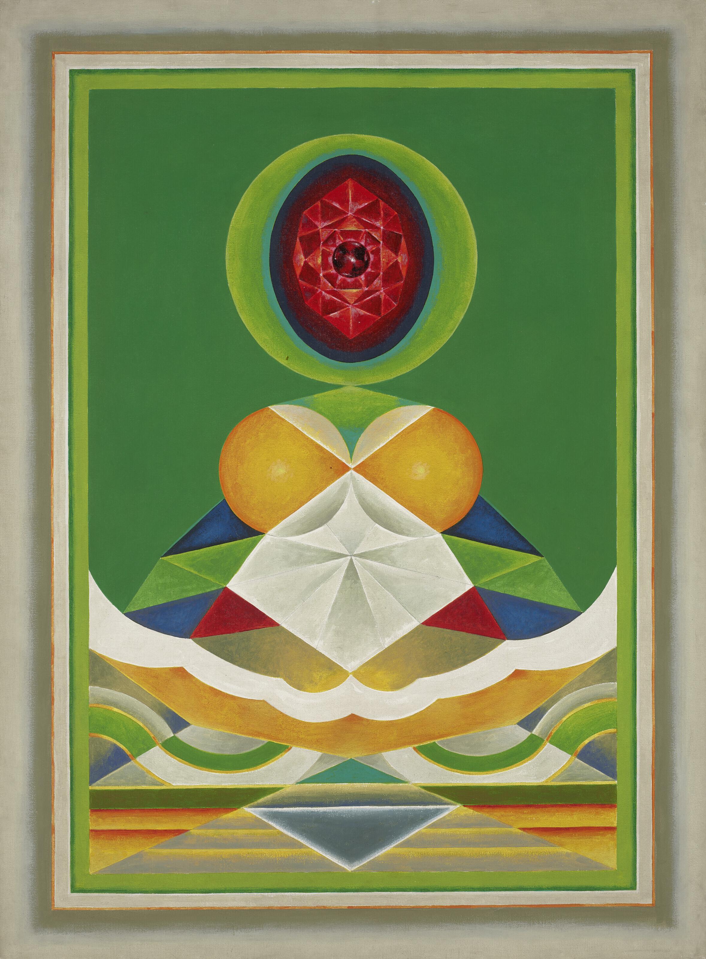 Gulam Rasool Santosh - Untitled