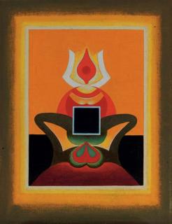 Gulam Rasool Santosh - Untitled