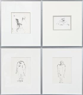 Gunnar Pohjola - Ink Drawings, 4 Pcs.