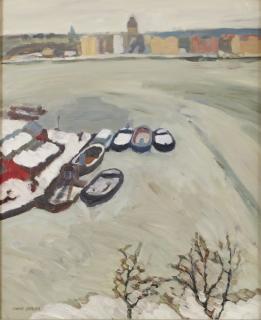 Gunnar Svenson - Utsikt över Stockholm