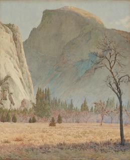 Gunnar Widforss - A View Of Half Dome, Yosemite