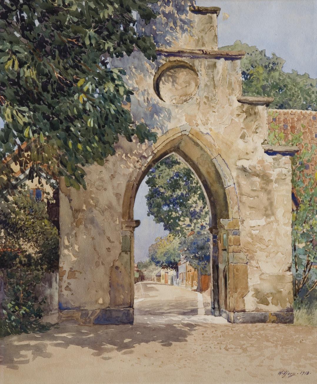 Gunnar Widforss - The Old Archway