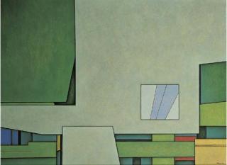 Gunther Gerzso - Blanco Amarillo Verde