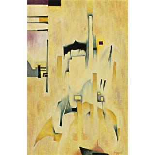 Gunther Gerzso - Paisaje: Amarillo-Negro