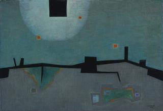 Gunther Gerzso - Paisaje Nocturno