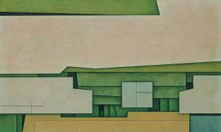 Gunther Gerzso - Verde-azul-amarillo