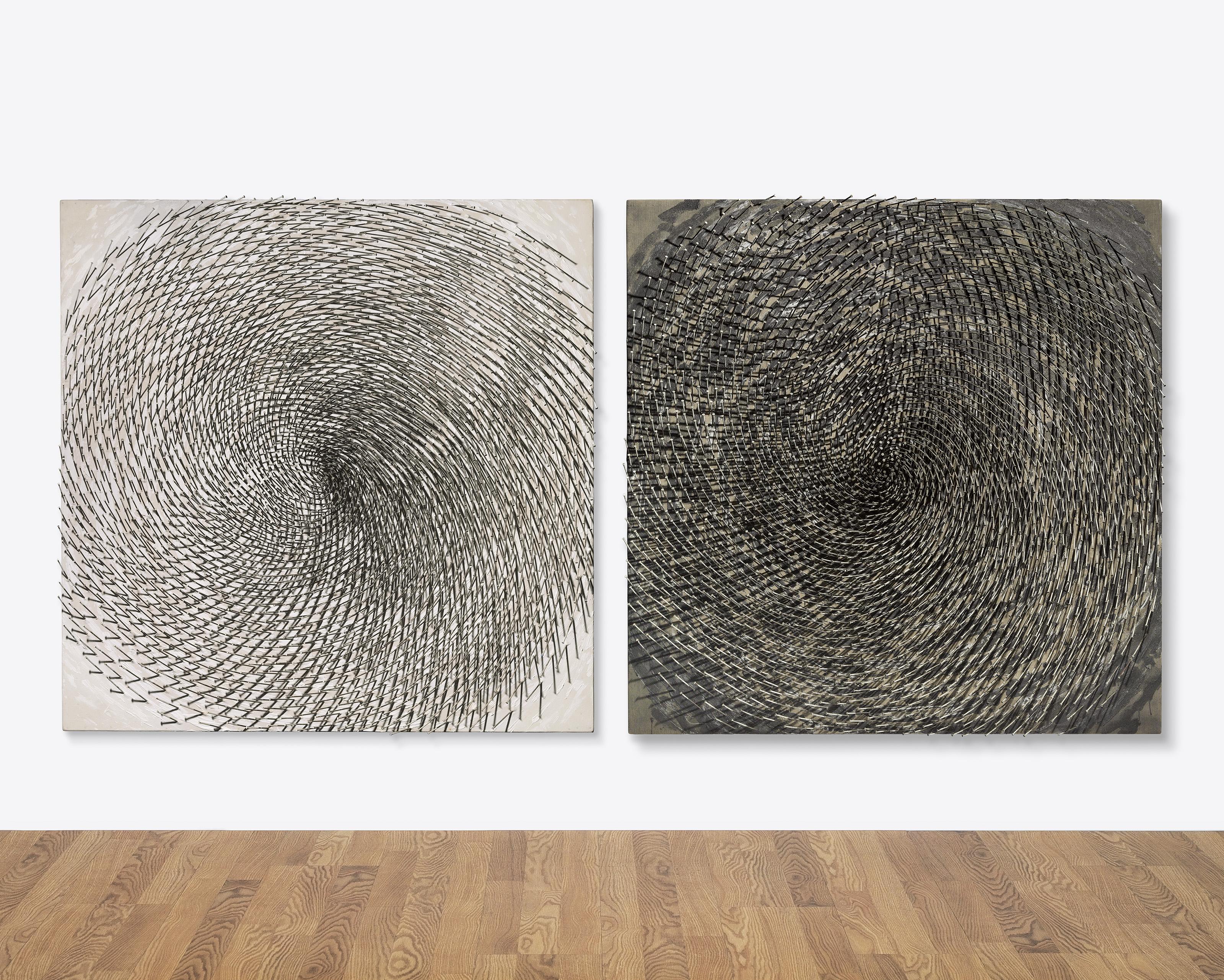 Gunther Uecker - Spirale I, Spirale II (Doppelspirale)