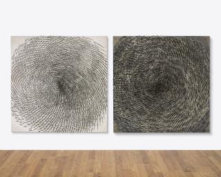 Gunther Uecker - Spirale I, Spirale II (Doppelspirale)