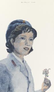 Guo Hongwei - Aunt Holding Flower