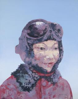 Guo Jin - Child With Her Cap No.3