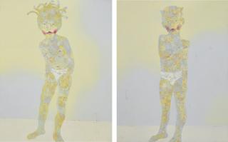 Guo Jin - Child\'S Portrait No 2 & No. 5 (Two Works)