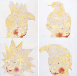 Guo Jin - Faces No. 3, 6, 7, 9