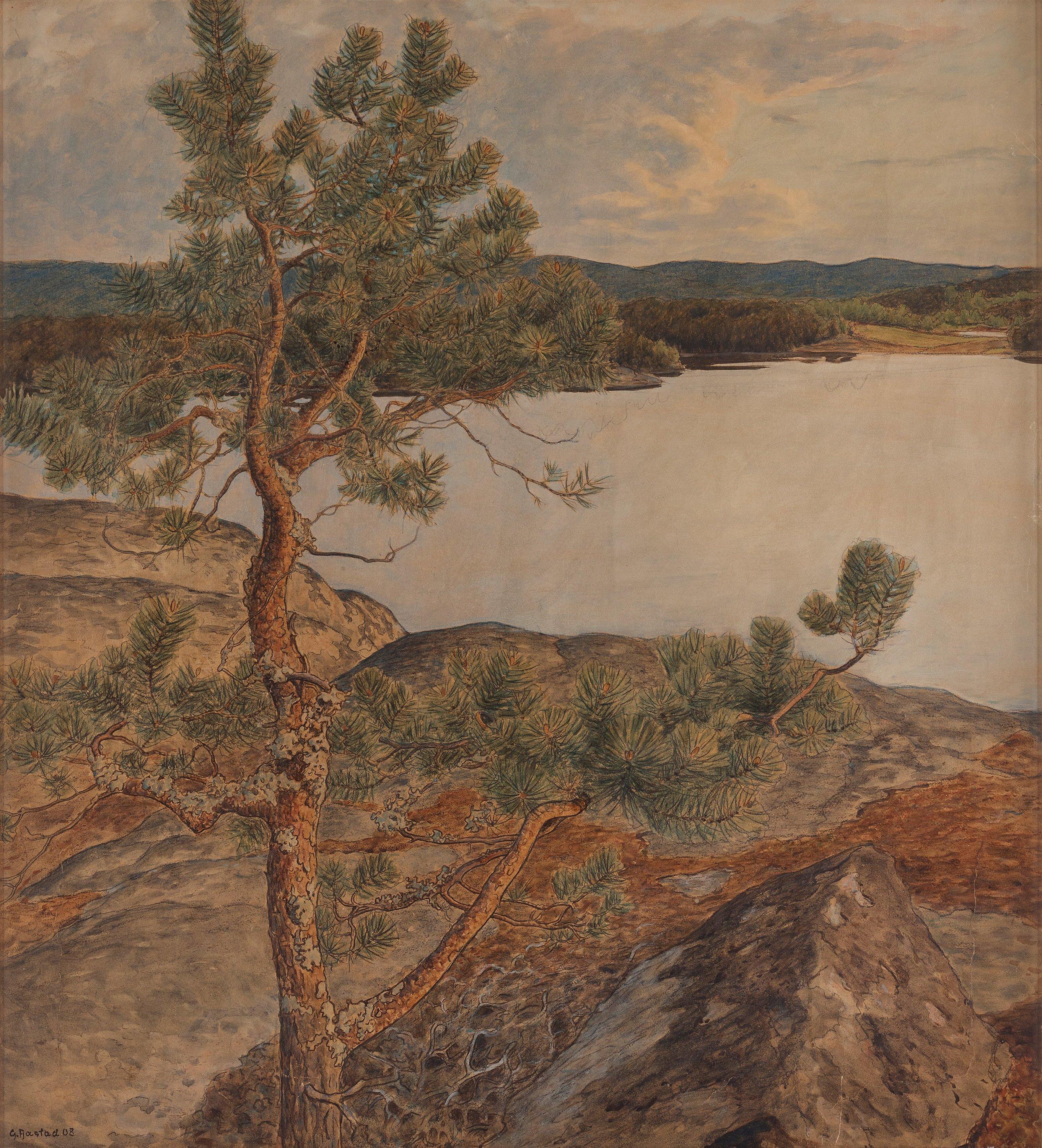 Gustaf Fjaestad - Landscape