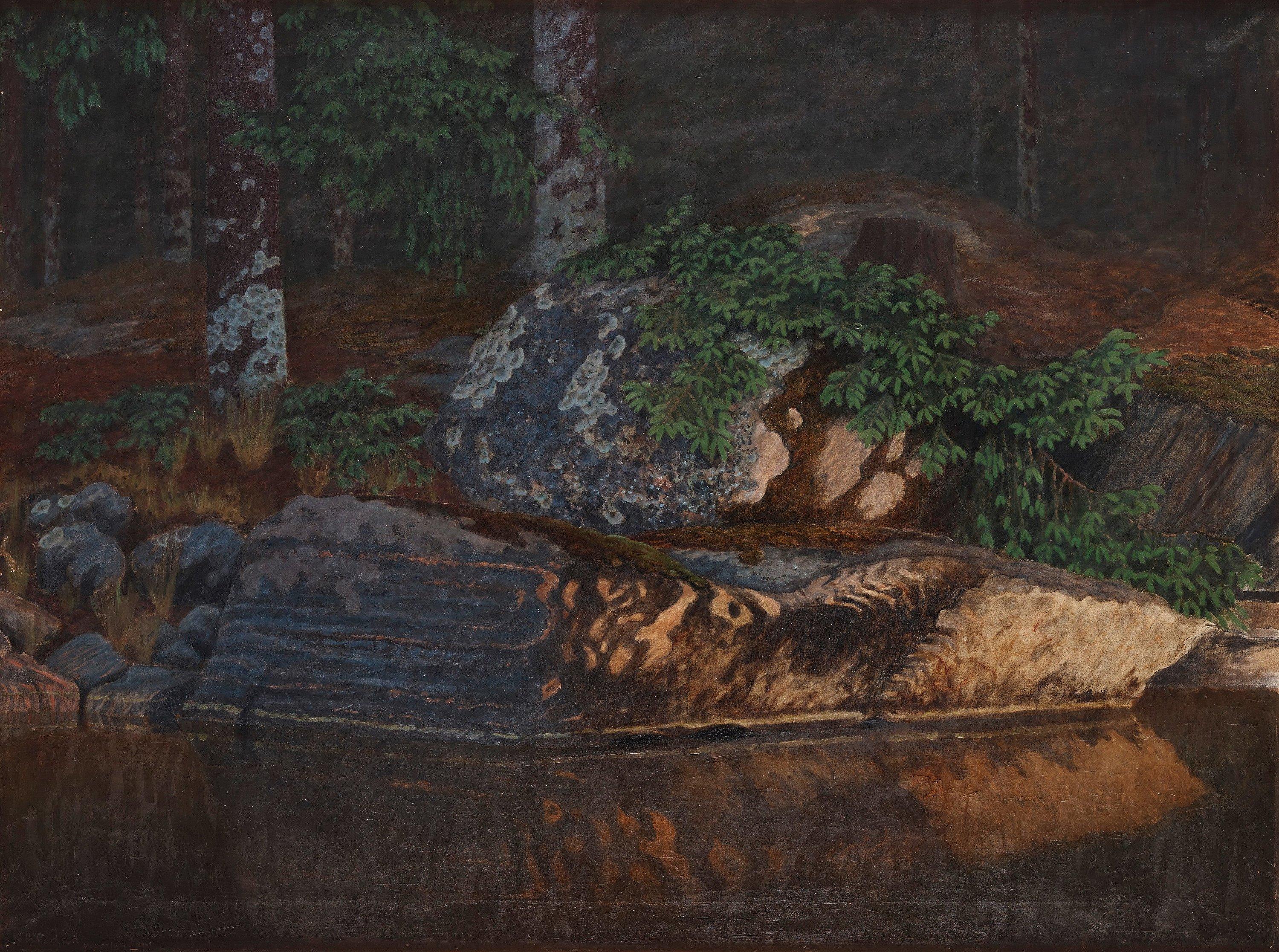 Gustaf Fjaestad - Morning of Dawn