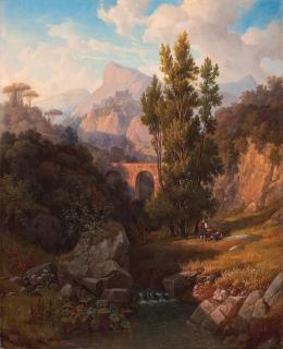 Gustaf Wilhelm Palm - Italian landscape