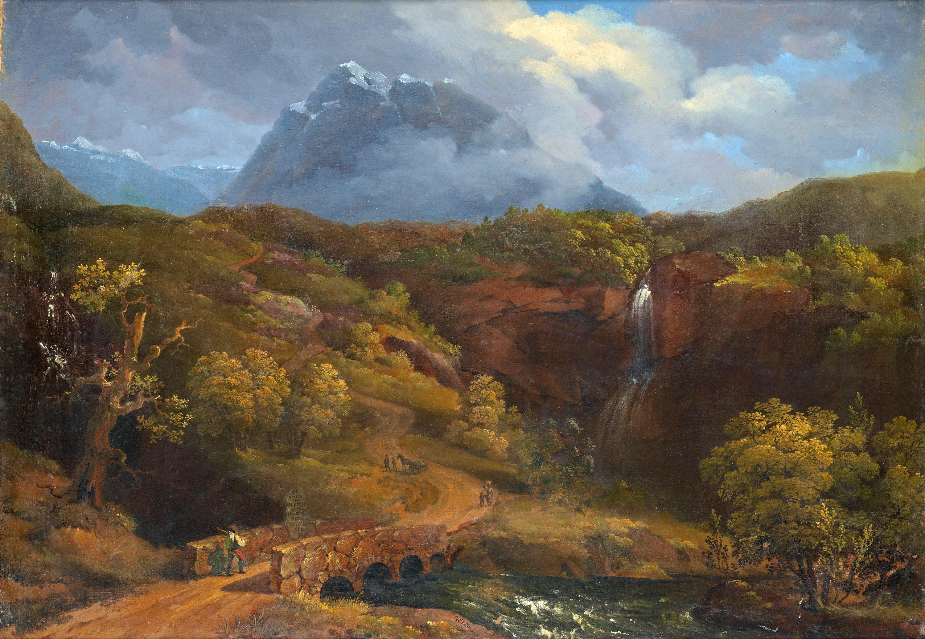 Gustaf Wilhelm Palm - Motif from Norway