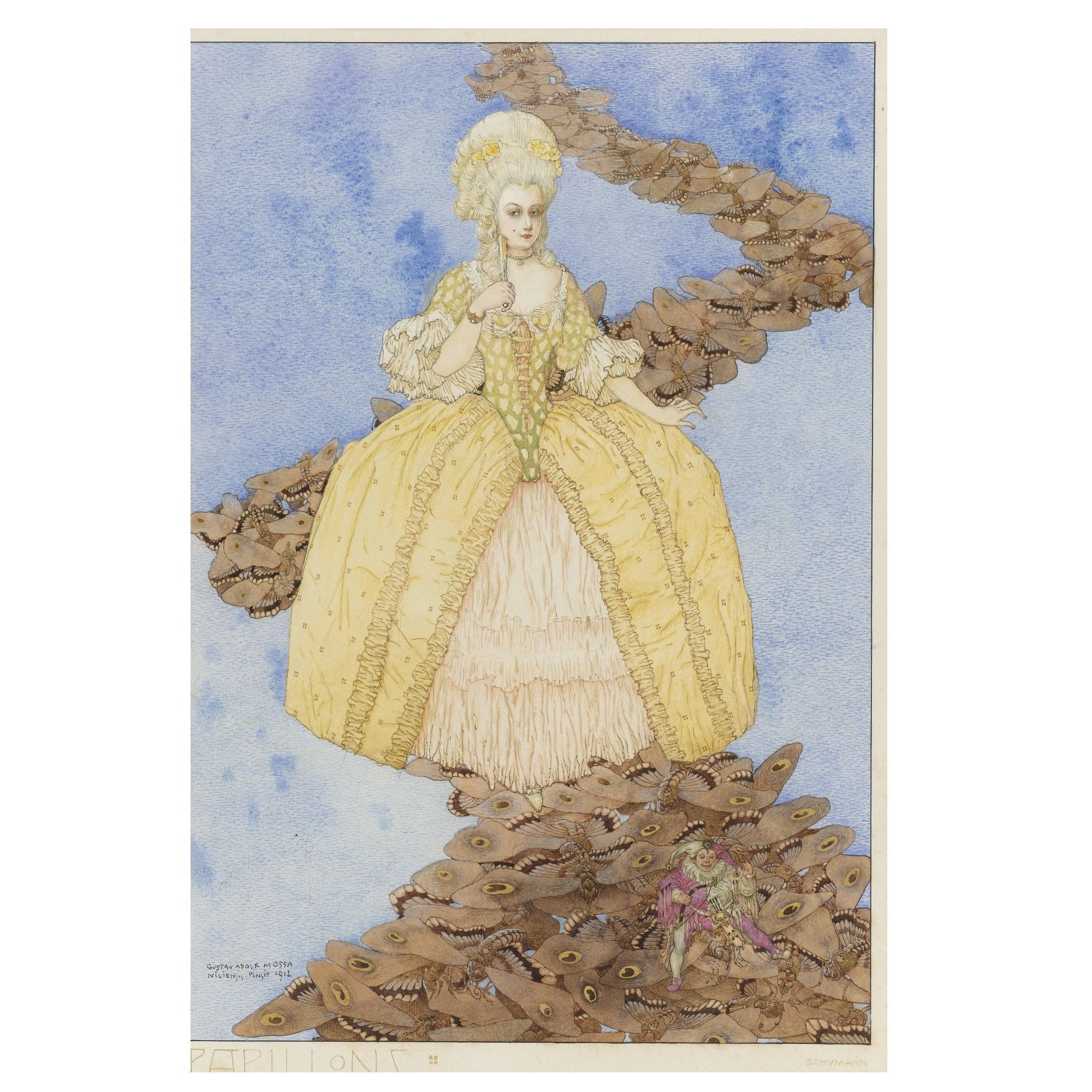 Gustav Adolf Mossa - French Papillons