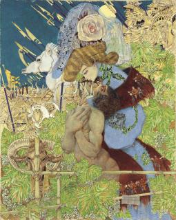 Gustav Adolf Mossa - Le Baiser D\'Hélène