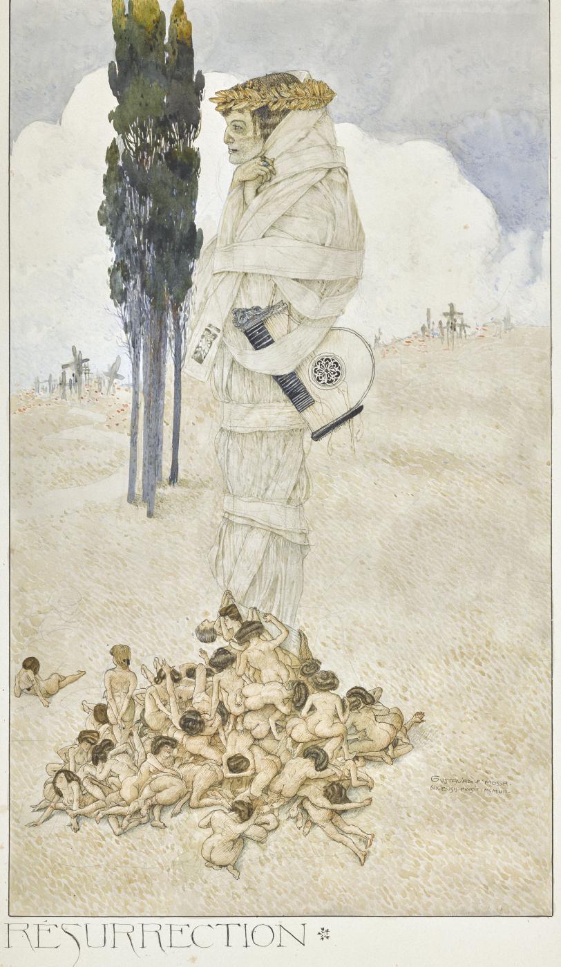 Gustav Adolf Mossa - Resurrection