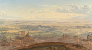 Gustav Friedrich Papperitz - Blick auf die Campagna