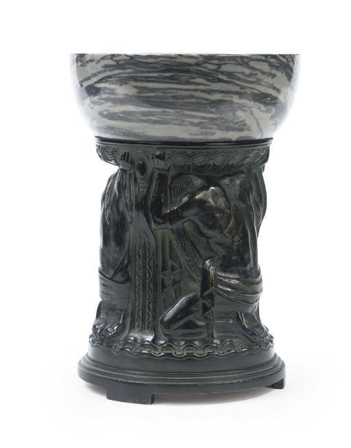 Gustav Gurschner - Centrepiece with atlantes