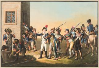 Gustav Heinrich Naeke - 4 Bll.: Christus Salvator Mundi und die Apostel Thomas, Matthias