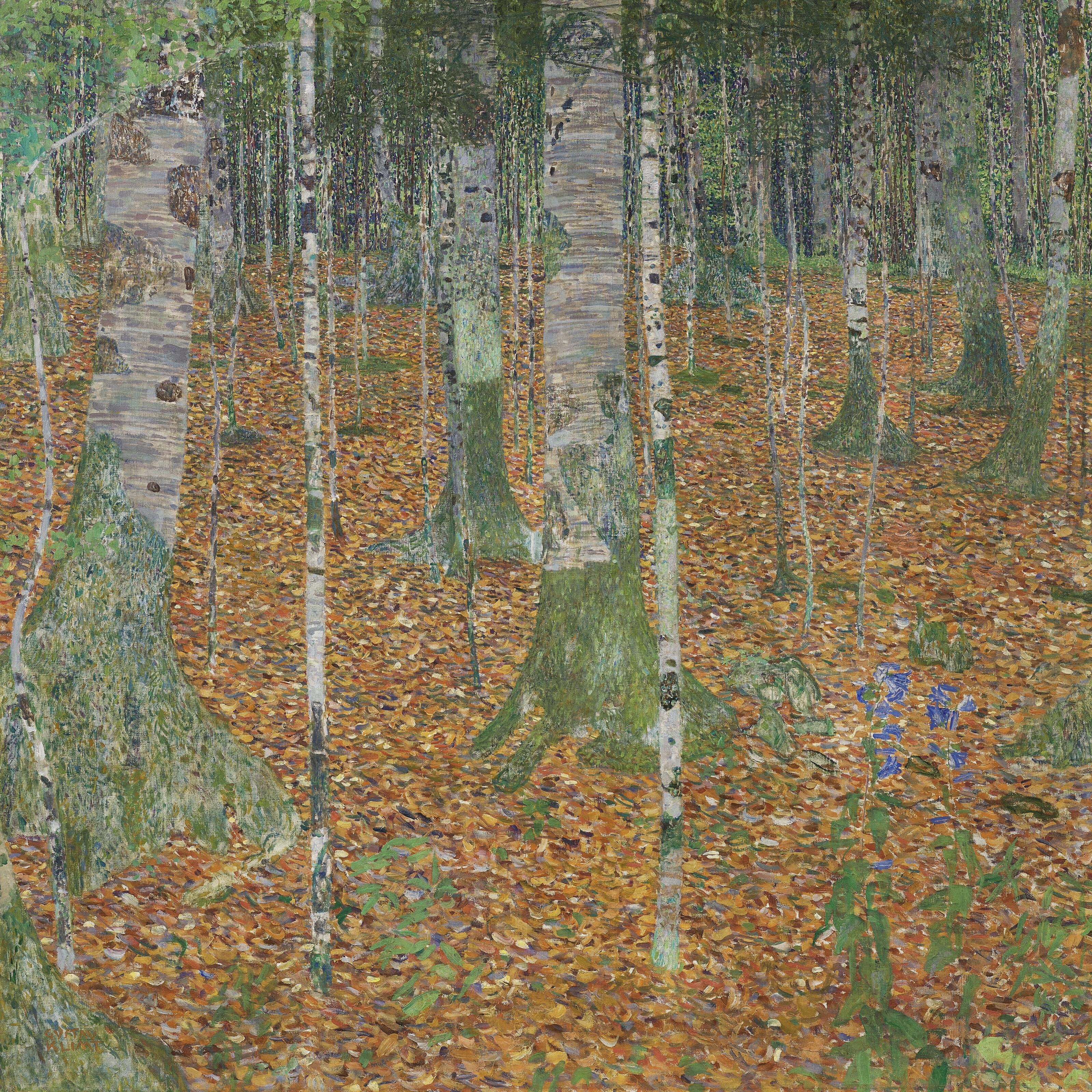 Gustav Klimt - Birch Forest