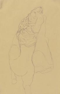 Gustav Klimt - Halbakt Vom Rücken Gesehen (Half Nude Seen From The Back)