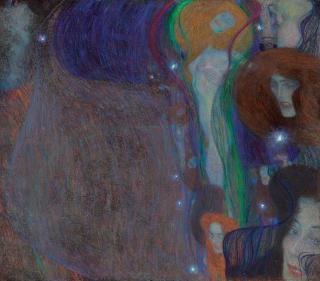 Gustav Klimt - Irrlichter (Will-o\'-the-Wisp)