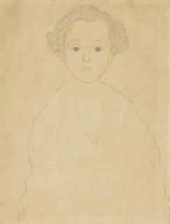 Gustav Klimt - Knabenbildnis von vorne (George von Halban-Kurz)