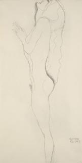 Gustav Klimt - Stehender Akt (Standing Nude)