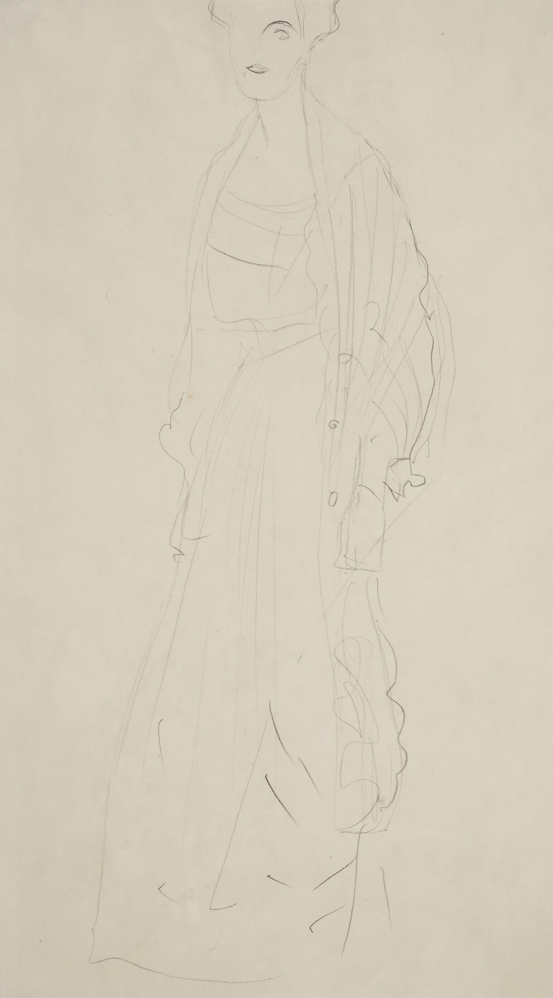 Gustav Klimt - Studie für das Bildnis Margaret Stonborough-Wittgenstein