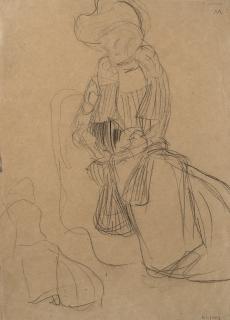 Gustav Klimt - Studio per \'Ritratto di Marie Henneberg\'
