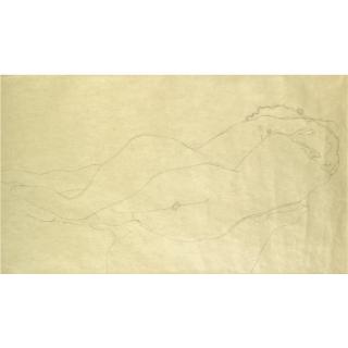 Gustav Klimt - Zwei Frauen, Liegend (Two Women, Reclining)