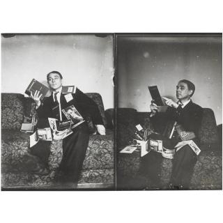 Gustav Klutsis - Two Portraits Of Aleksei Kruchenyk, 1933