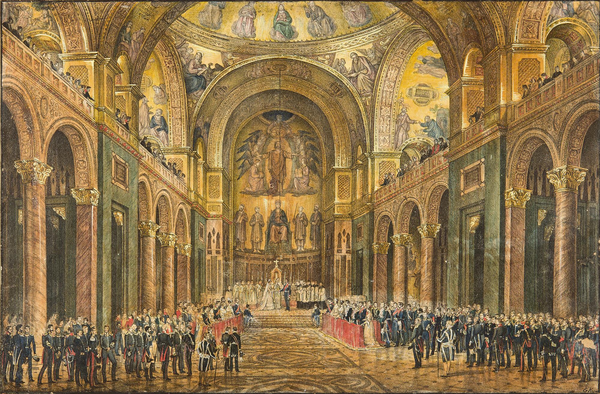 Gustav Kraus - Vermählung Seiner Königlichen Hoheit, des Kronprinzen Maximilian