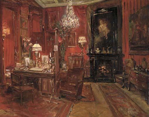 Gustav Rienäcker - The study