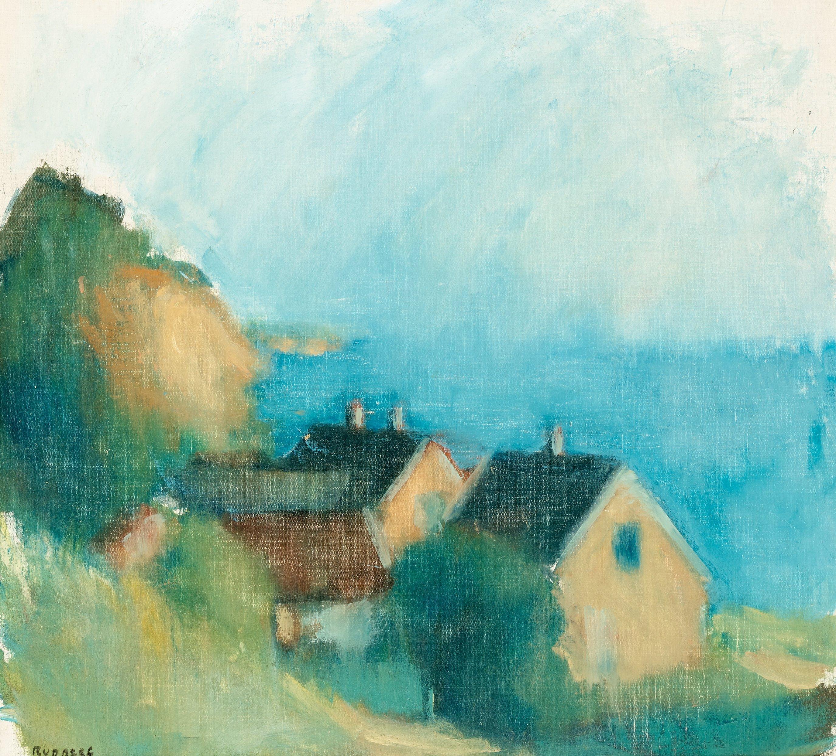 Gustav Rudberg - Coastal village, Hven